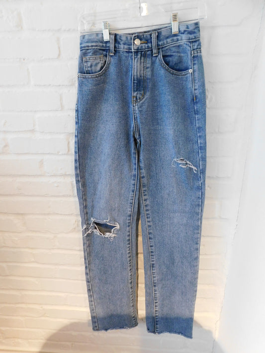 Jeans Distressed front and back